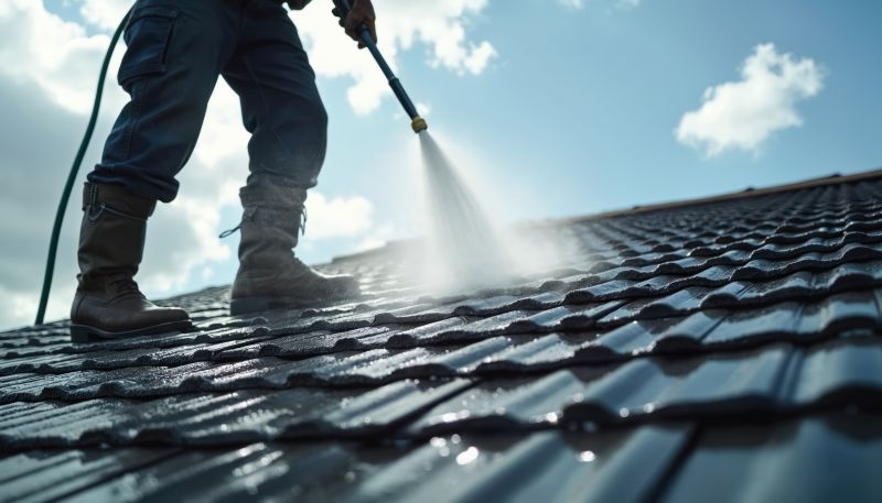 Removing Roof Dirt And Debris