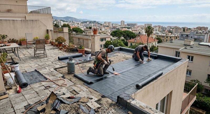 Repairing Leaks On Flat Roofs