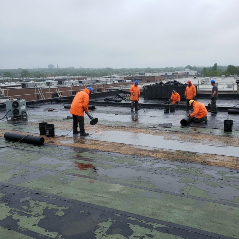 Repairing Leaks On Flat Roofs