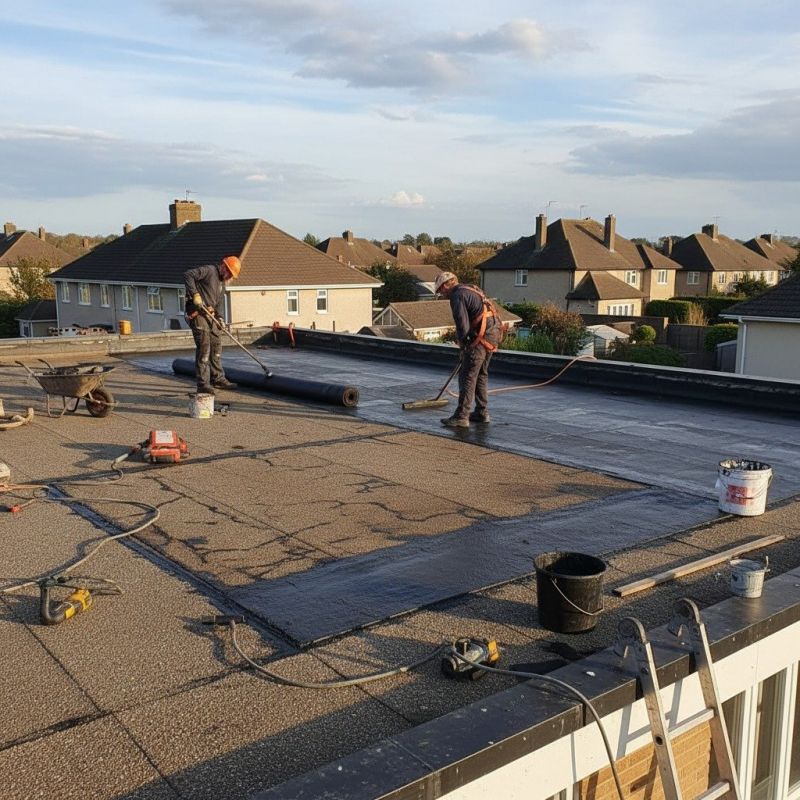 Repairing Sun-Damaged Flat Roofing