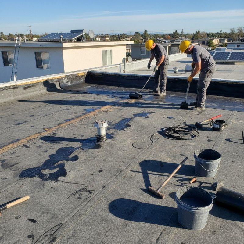 Repairing Sun-Damaged Flat Roofing